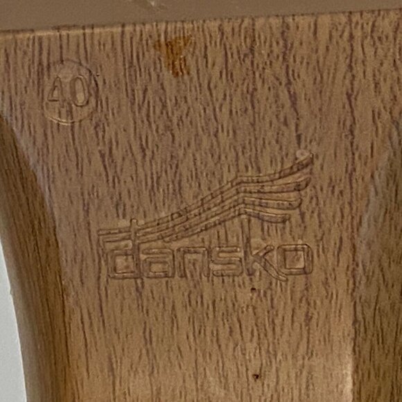 Dansko Janet Slingback Sandals Size 40 US 9  Brown Leather Strappy Lace Up - Picture 13 of 16